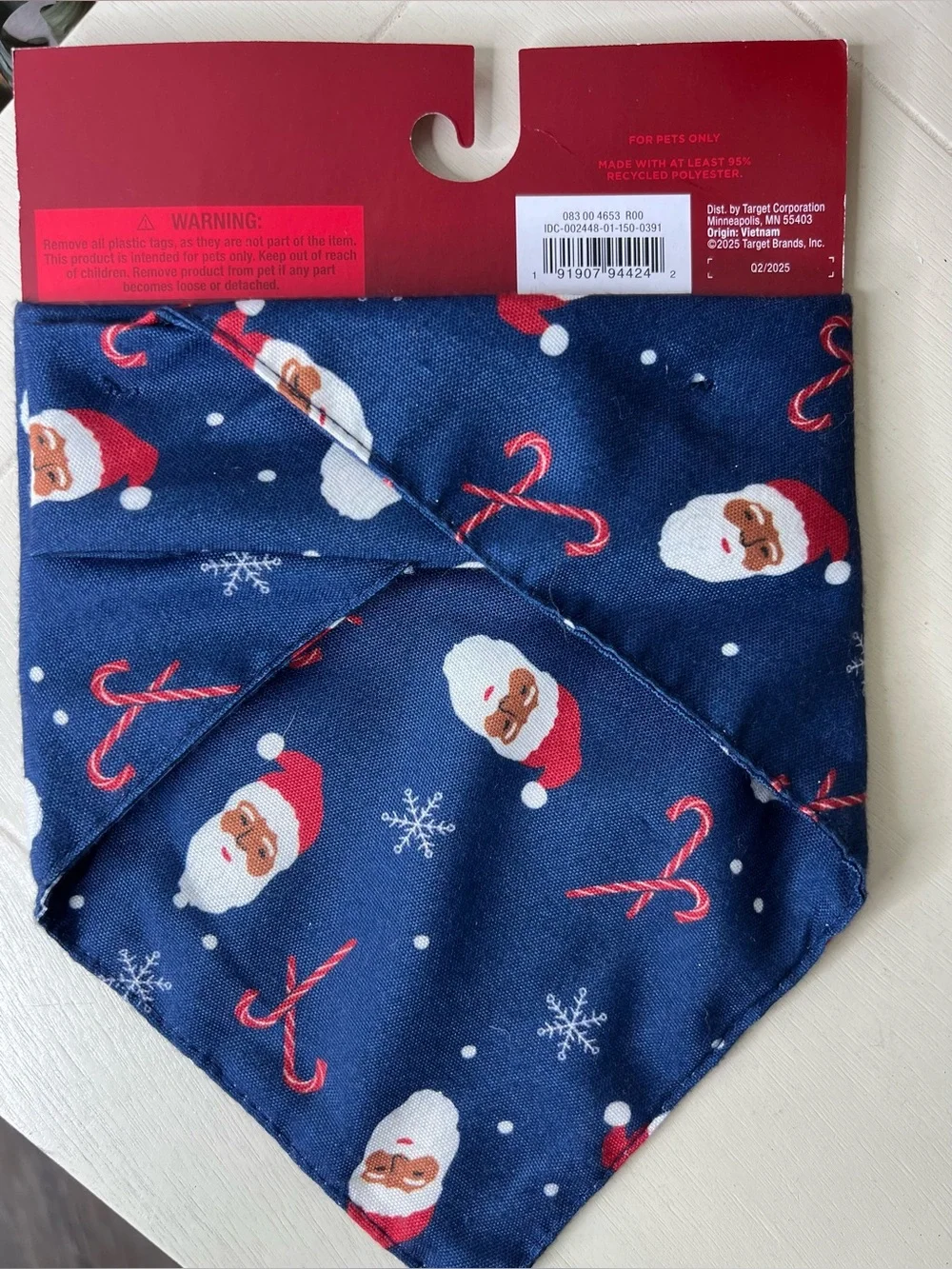 Brand New-Wondershop Pet/Dog Santa Claus Bandana